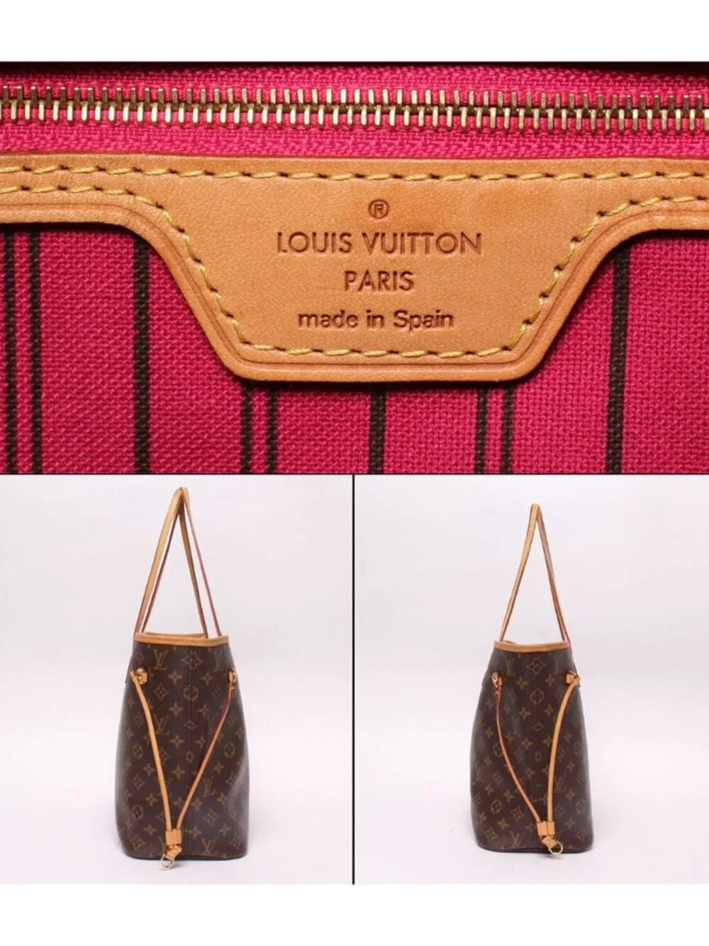 Louis Vuitton Tote Shoulder Bag Neverfull MM Monogram